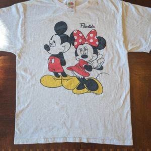 90s Mickey and Minnie Florida Tshirt